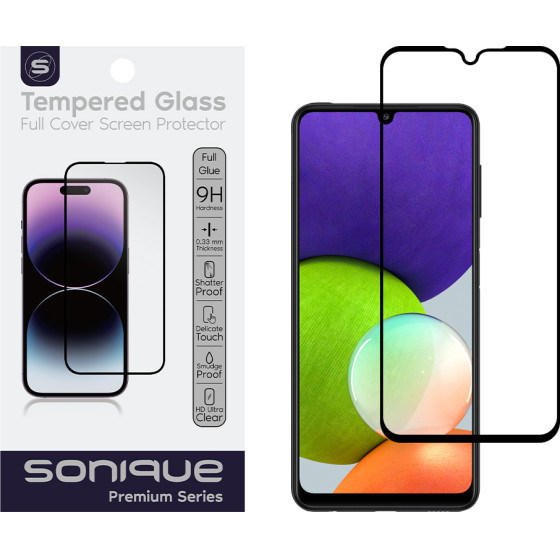 Sonique Hardy Glass Premium Series HD Full Cover 9H Samsung Galaxy A22 4G / Galaxy A31 / Galaxy A32 4G / Galaxy A33 5G �����