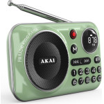 Akai ���� ������� ��������� �/�, TF, USB, Rec 2,5W - (APR-500)