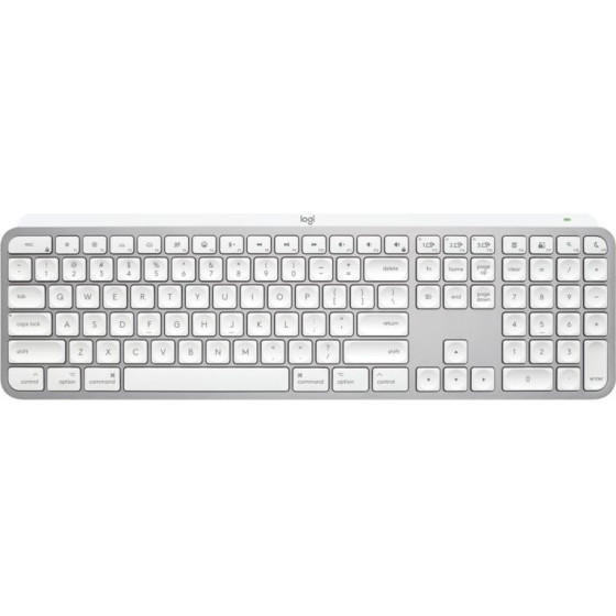 Logitech Wireless Keyboard Mx Keys S Pale Grey For Mac - (920-011638)