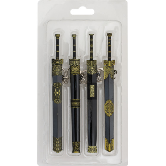 ALBAINOX ������� TOLE10 Set 4 Swords key-rings, 16239