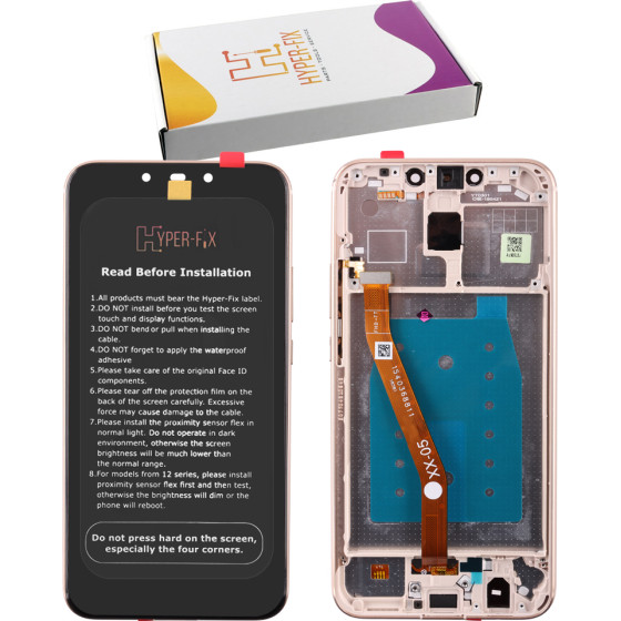 HYPER-Fix Huawei Mate 20 Lite ����� + Touch Screen + Lens + Frame Gold Service Pack - (HF-02352GTV)