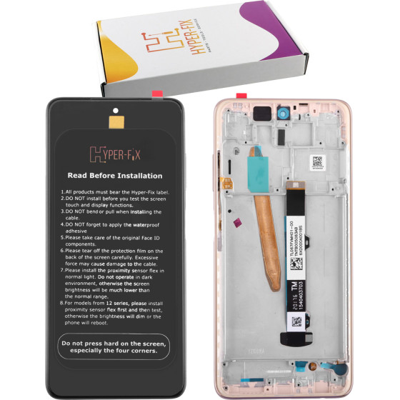 HYPER-Fix Xiaomi Poco X3 PRO/X3/X3 Nfc ����� + Touch Screen + Lens + Frame Gold Service Pack - (HF-560004J20S00)