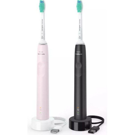 Philips Sonicare 3100 Series ��������� ������������� Black / Sugar Rose - (HX3675/15)