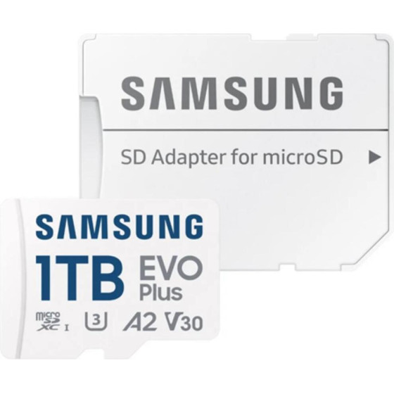Samsung Evo Plus Microsdxc 1.0TB Class 10 U3 V30 A2 UHS-I ) (SAMMB-MC1T0SA-Eu ) - (MB-MC1T0SA/EU)
