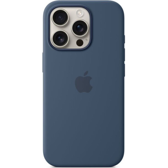 Apple Iphone 16 Pro Silicone Case MagS-Denim - (MYYK3ZM/A)