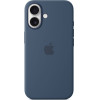 Apple Iphone 16 Silicone Case Magsafe - Denim - (MYY23ZM/A)