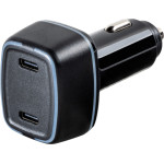 Vivanco Car Charger Dual Type C 54W Black - (63198)