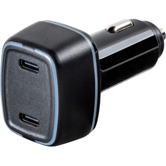 Vivanco Car Charger Dual Type C 54W Black - (63198)