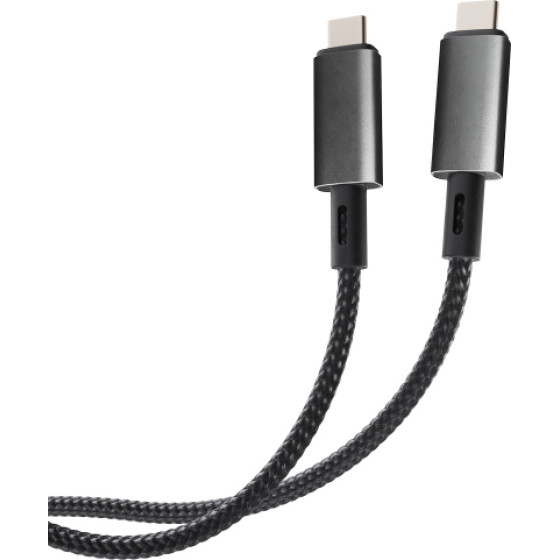 Vivanco Longlife Data Cable 3.2 Type C To Type C 1m 100W Black - (64011)