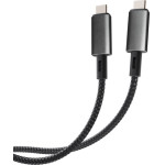 Vivanco Longlife Data Cable 4.0 Type C To Type C 1m 240W Black - (64014)