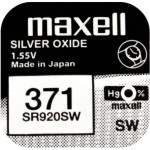Maxell Buttoncell 371-370 SR920SW ���. 1 - (371-370, SR920SW)