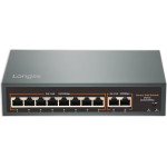 Longse Poe Switch �� 8x Lan & 2x Wan �����, 10/100/1000MBps - (HT82GA)