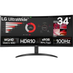 LG Ultrawide Va Hdr Curved Monitor 34'' - (34WR50QK-B)