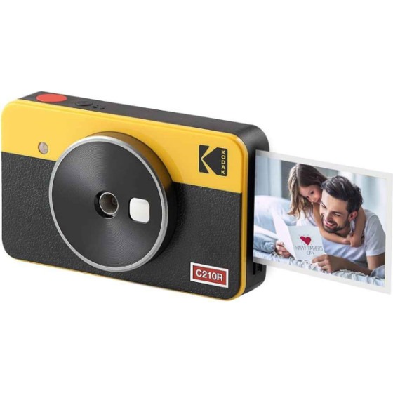 Kodak Instant Camera & Printer Mini Shot 2 Retro 4PAss Yellow - (KOCAMC210RY)