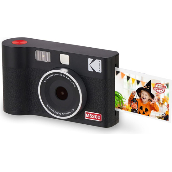Kodak Instant Camera & Printer Mini Shot 3 Era 4PAss Black - (KOCAMMS300B)