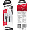 Energizer ������� �������� Bicolor 2.4A Micro-Usb 1.2m ����� - (C610MGBK)