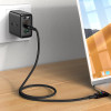 Hoco ������� �������� Acefast USB-C �� USB-C 100W 20V/5A �� ������� ����� ����� 1.2m. - (C7-03)