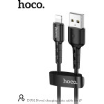 Hoco ������� �������� Usb �� Lightning 2.4A ��� ������� ��� �������� ��������� 1m ����� - (DU01 Novel)
