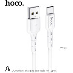 Hoco ������� �������� Usb �� USB-C 3.0A ��� ������� ��� �������� ��������� 1m ����� - (DU01 Novel)
