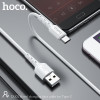Hoco ������� �������� Usb �� USB-C 3.0A ��� ������� ��� �������� ��������� 1m ����� - (DU01 Novel)