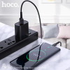 Hoco ������� �������� Usb �� USB-C 3.0A ��� ������� ��� �������� ��������� 1m ����� - (DU01 Novel)