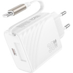 Hoco ��������� �������� 30W �� 1�USB-C ���� ��� ������������� ������� 65cm ������ - (N58)