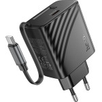 Hoco ��������� �������� 30W �� 1�USB-C ���� ��� ������������� ������� 65cm ������ - (N58)