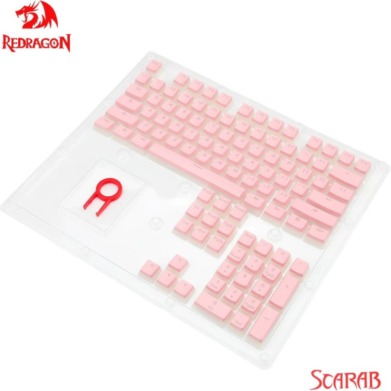 Redragon Gaming �������� - A130 Pudding Keycaps Pink