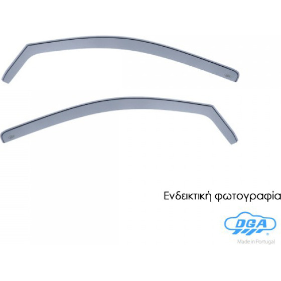 DGA ������� ���������� ������������� ��� Vw Golf 6 3D 2008-2012 ��� �������� ���� �������� ����� (Cast Acrylic GLASS) - 2 ���. - (ANEM.24037)