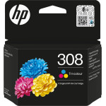 HP 308 Tri-Color Original Ink Cartridge - (7FP20UE)