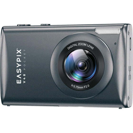 EasyPix V48 Pocket Digital Camera 64MP 18X Zoom Anthrazite - (EP20212)