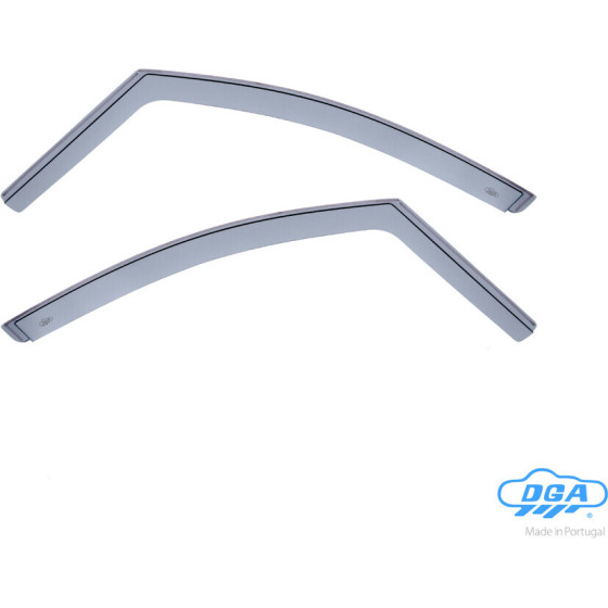 DGA ������� ���������� ������������� ��� Peugeot 2008 5D 06/2013-11/2019 ��� �������� ���� �������� ����� (Cast Acrylic GLASS) - 2 ���. - (19040)