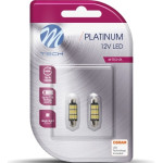 M-Tech �������� ����������� C5W 12V SV8.5 2,2W 450lm 36mm 9xSMD5630 Led CAN-Bus ����� ����� ��� - 2 ���. - (LB815WW)