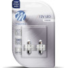 M-Tech �������� ����������� C5W/C10W 12V 1,44W SV8,5 31mm Led 6xSMD5050 ���� Blister - 2 ���. - (LB027B)