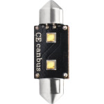 M-Tech ������� ����������� C5W/C10W 12V 6W SV8,5 36mm CAN-BUS+Radiator Led 2xHp Cree ����� Blister - 1 ���. - (LB336W-01B)