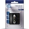 M-Tech ������� ����������� C5W/C10W 12V 6W SV8,5 36mm CAN-BUS+Radiator Led 2xHp Cree ����� Blister - 1 ���. - (LB336W-01B)