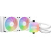 Bequiet Cpu Hydro Cooler Light Loop 240mm White Intel Socket Lga 1700/1200/1150/1151/1155, Amd AM5/AM4, Square Argb Illuminating Cooling BLOCK, 2x Light Wings Lx 120mm Pwm HIGH-SPEED, WHITE, 3YW. - (BW021)