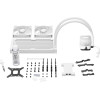 Bequiet Cpu Hydro Cooler Light Loop 240mm White Intel Socket Lga 1700/1200/1150/1151/1155, Amd AM5/AM4, Square Argb Illuminating Cooling BLOCK, 2x Light Wings Lx 120mm Pwm HIGH-SPEED, WHITE, 3YW. - (BW021)