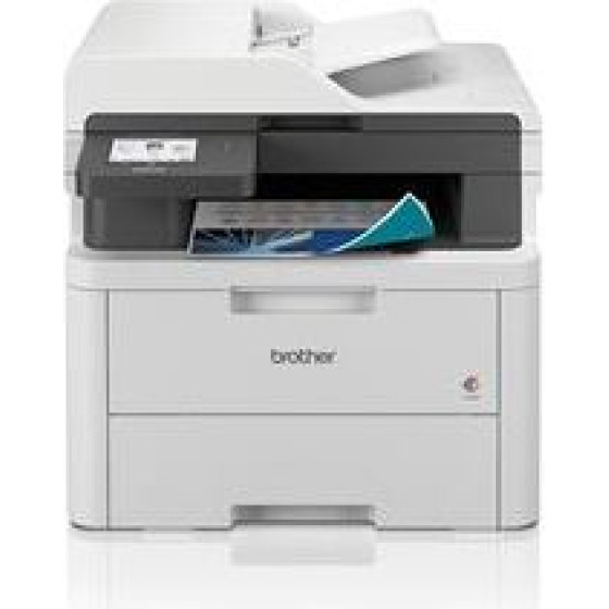 Brother Mfp Laser Color P/C/S, A4, 26ppm, 600x2400 dpi, 512MB, 3000P/M, USB/NETWORK/WIRELESS,DUPLEXER, 3YW - (DCP-L3560CDW)