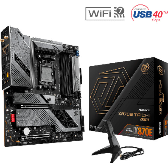 Asrock X870E Taichi Lite Motherboard Atx �� Amd AM5 Socket - (4710483947445)