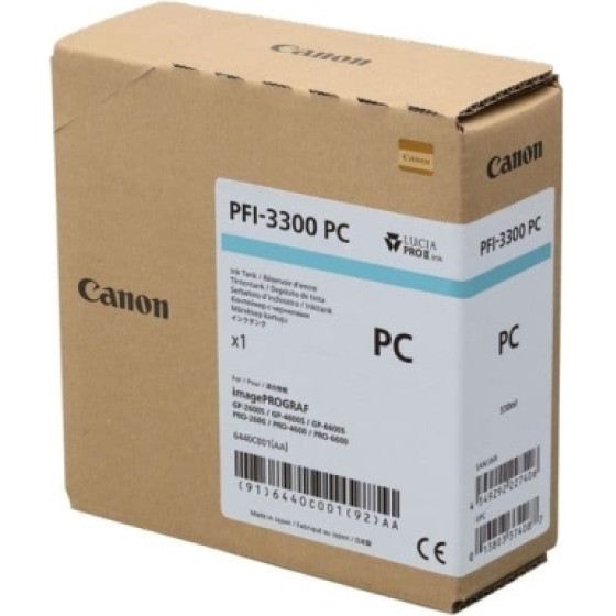 Canon Ink PFI-3300 Ph. Cyan 330ml - (6440C001)