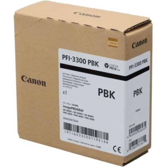 Canon Ink PFI-3300 Ph.Black 330ml - (6433C001)