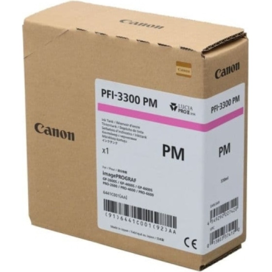 Canon Ink PFI-3300 Ph.Magenta 330ml - (6441C001)