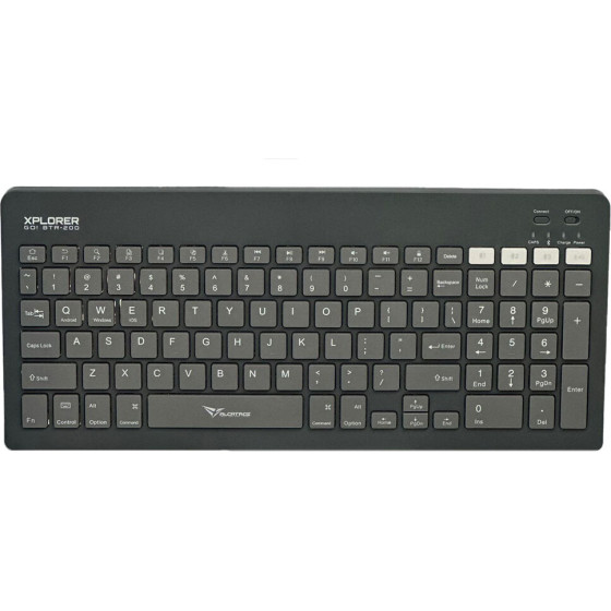 Alcatroz Wireless Keyboard Xplorer GO! Btr 200 Slate - (BTR200S)