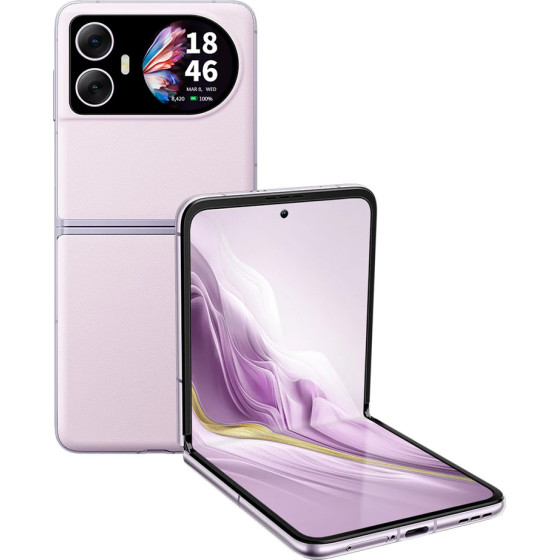 BlackView Hero 10 (12GB+256GB) Nfc Flip Smartphone Android 14 Sakura Purple - (HERO10-P)