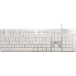 White Shark Led Keyboard GK-003241 Tachi Us Layout White - (TACHI-W-US)