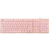 White Shark Led Keyboard GK-003441 Tachi Us Layout Pink - (TACHI-P-US)