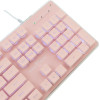 White Shark Led Keyboard GK-003441 Tachi Us Layout Pink - (TACHI-P-US)