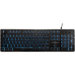 White Shark Led Keyboard GK-003141 Tachi Us Layout Black - (TACHI-B-US)
