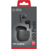 SBS Wireless Earphones Tws Go Pods Black - (EARTWSGOPODSK)